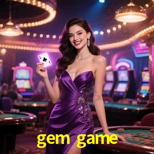 Interface do App gem game