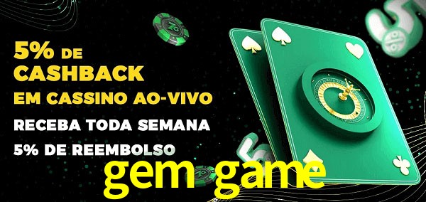 Promoções do cassino ao Vivo gem game